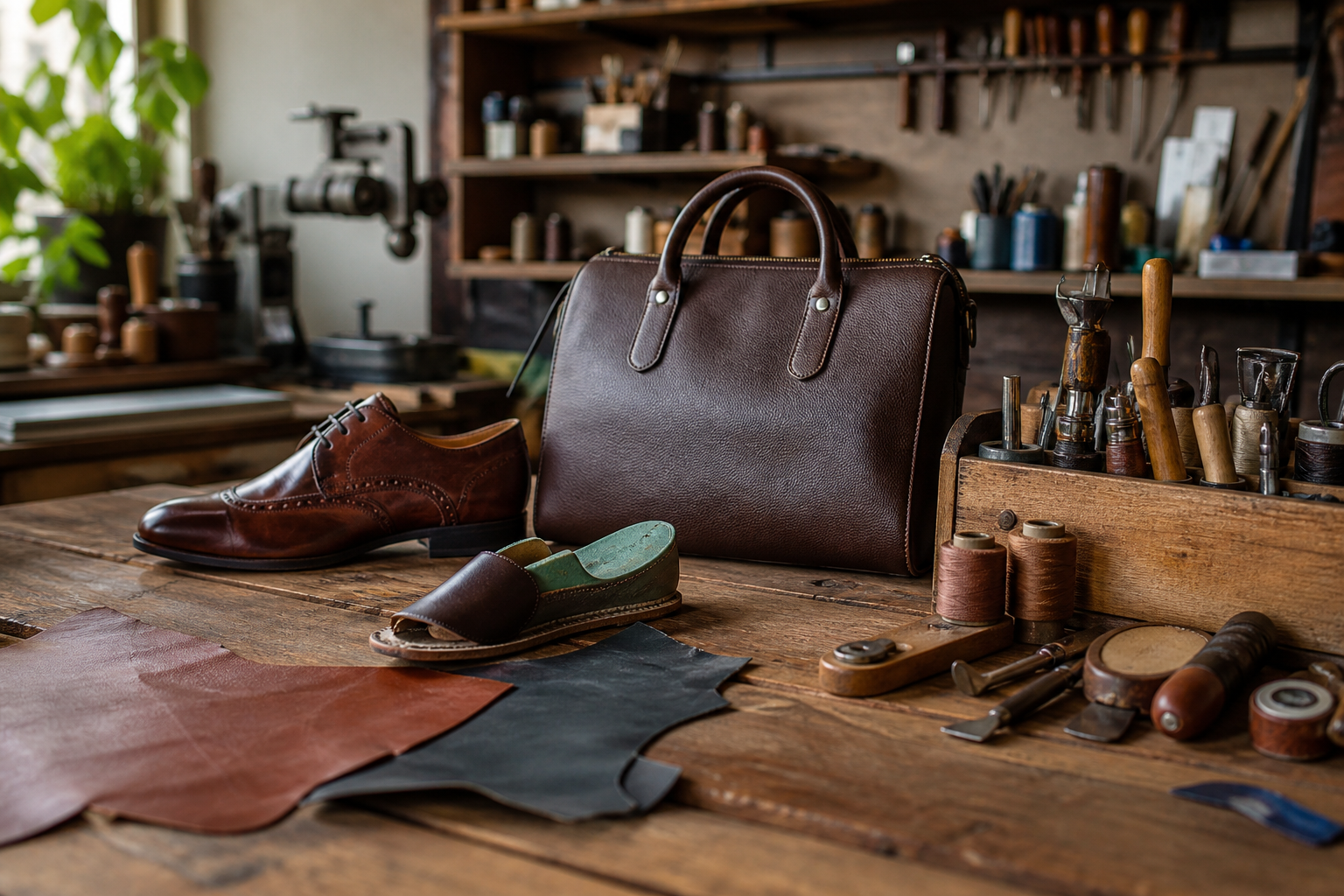 Atelier textile cuir chaussures et maroquinerie